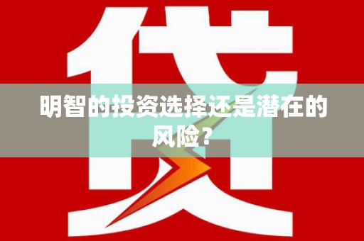 南阳明智的投资选择还是潜在的风险？