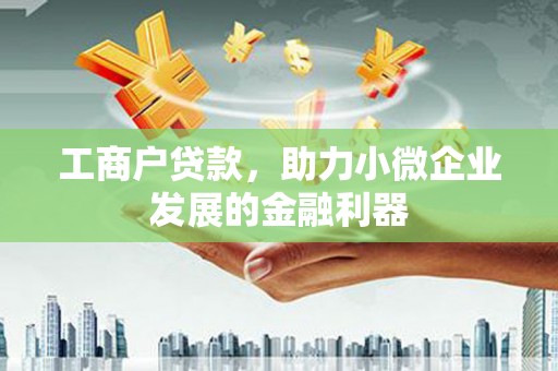 南阳工商户贷款，助力小微企业发展的金融利器