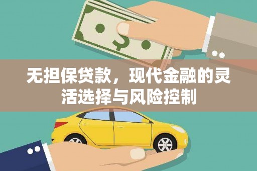 南阳无担保贷款，现代金融的灵活选择与风险控制