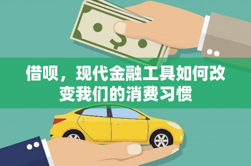 南阳借呗，现代金融工具如何改变我们的消费习惯
