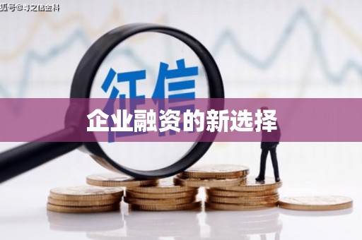 南阳企业融资的新选择