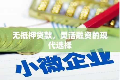 南阳无抵押贷款，灵活融资的现代选择