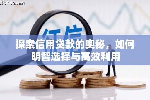 南阳探索信用贷款的奥秘，如何明智选择与高效利用