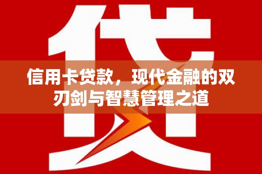 南阳信用卡贷款，现代金融的双刃剑与智慧管理之道