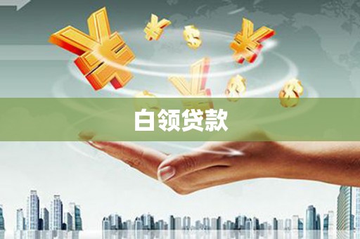 南阳白领贷款