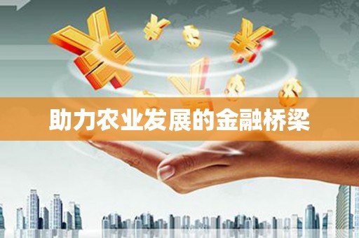 南阳助力农业发展的金融桥梁
