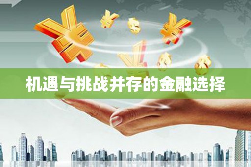 南阳机遇与挑战并存的金融选择